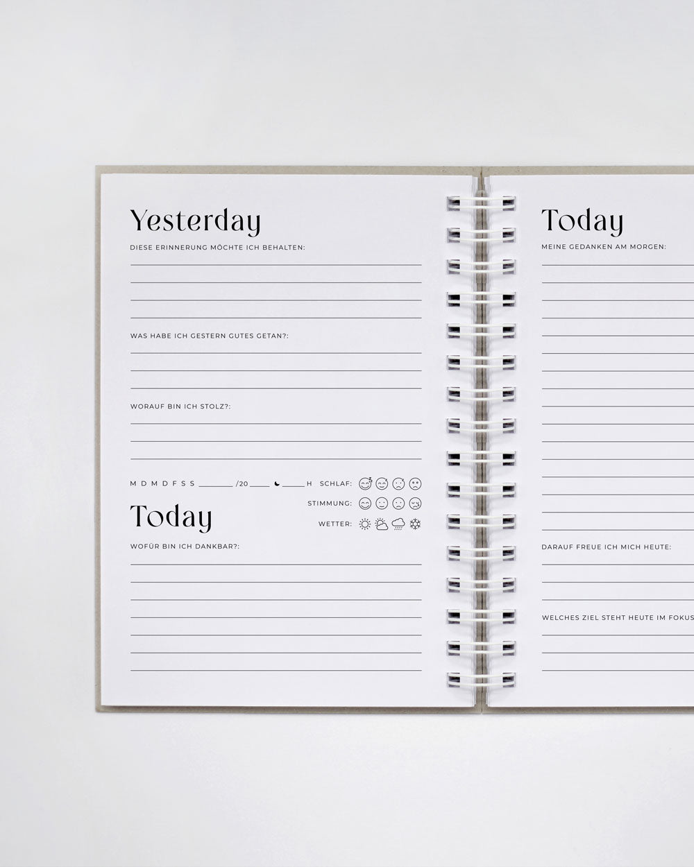 The Morning Diary | Dankbarkeitstagebuch